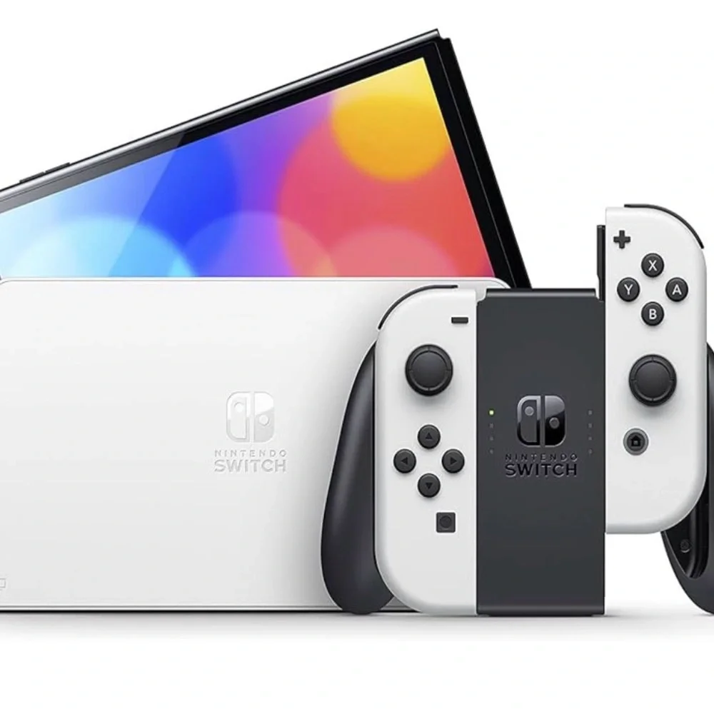 Nintendo Switch OLED Console - White and Black